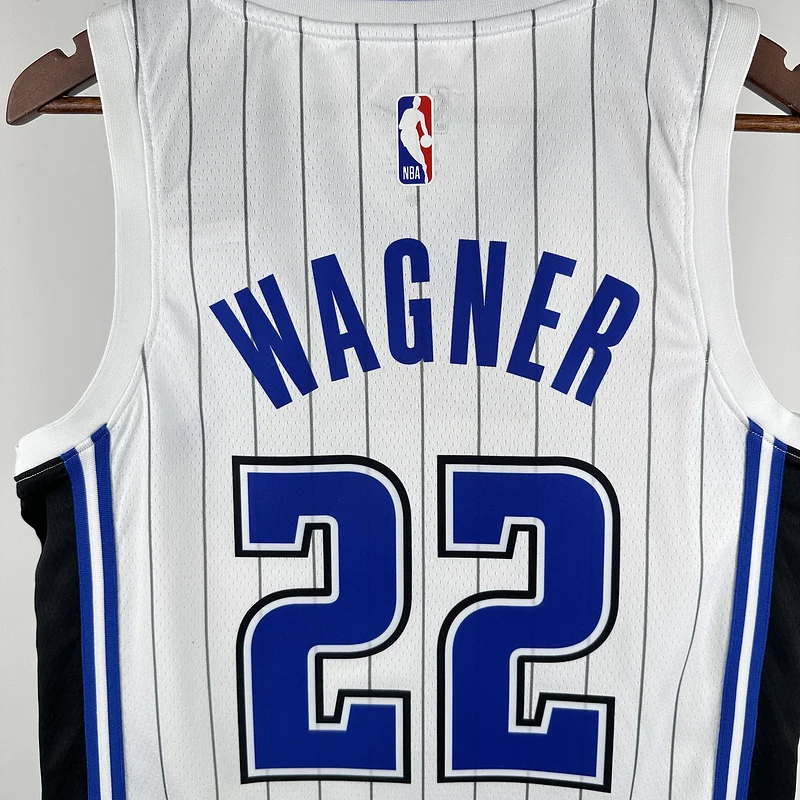 2023 Orlando Magic Basketball Jersey Home White #22 WAGNER