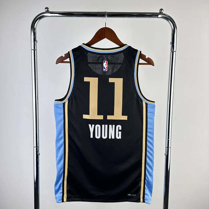 2024 Season NBA Atlanta Hawks Basketball Jersey city version #11 YOUNG