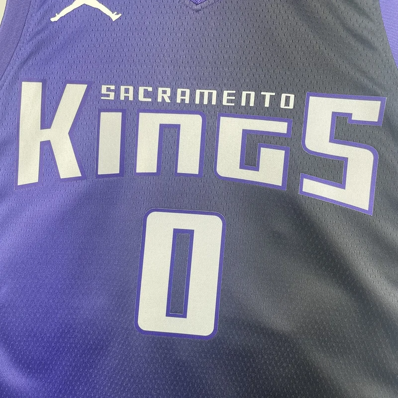 2024 Sacramento Kings Basketball Jersey trapeze limited #0 MONK