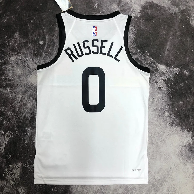 2023 Minnesota Timberwolves Basketball Jersey city version #0 RUSSELL