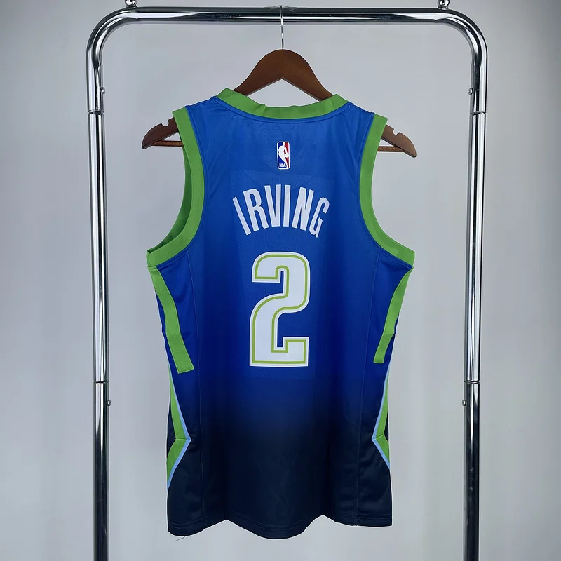 NBA Dallas Mavericks basketball jersey Gradient #2 IRVING