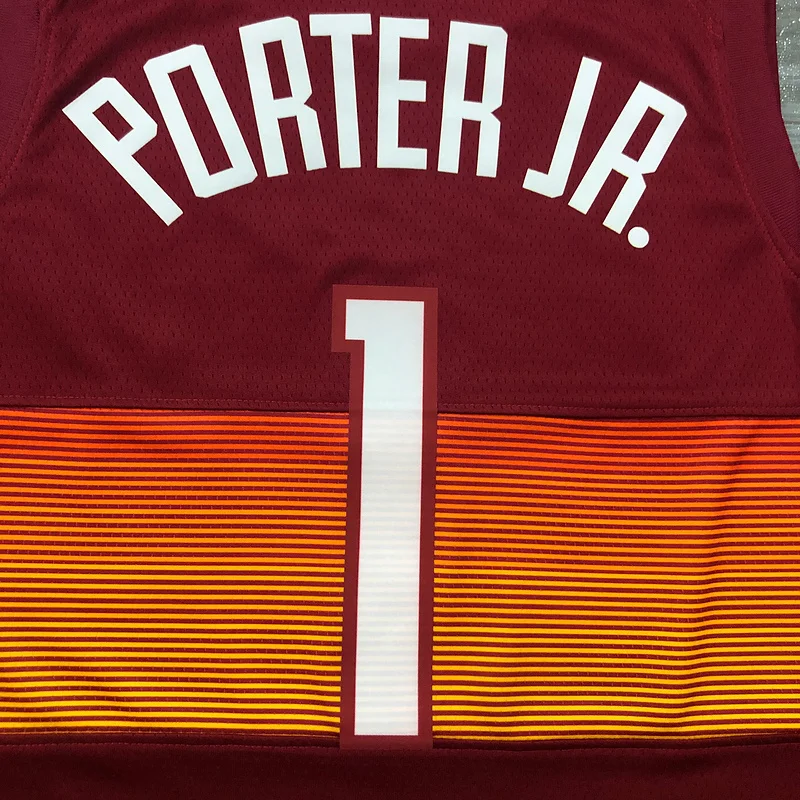 2021 Season NBA Denver Nuggets Basketball jersey city version #1 PORTER JR