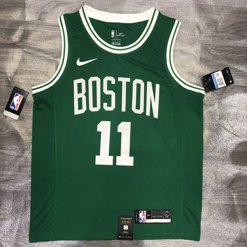 NBA Boston Celtics Basketball Jersey Retro Green #11 IRVING