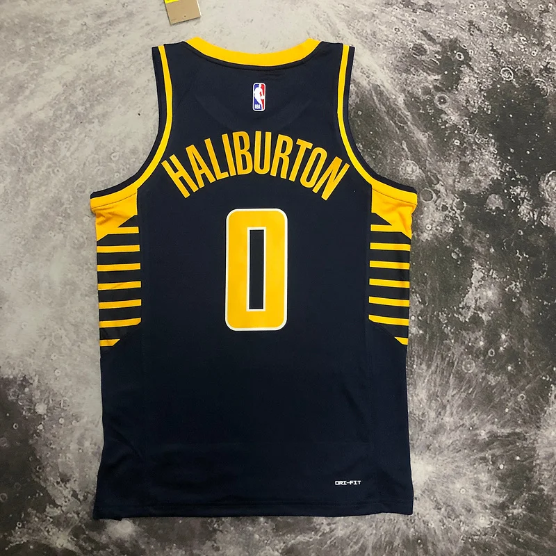 2023 Indiana Pacers Basketball Jersey Aawy #0 HALIBURTON