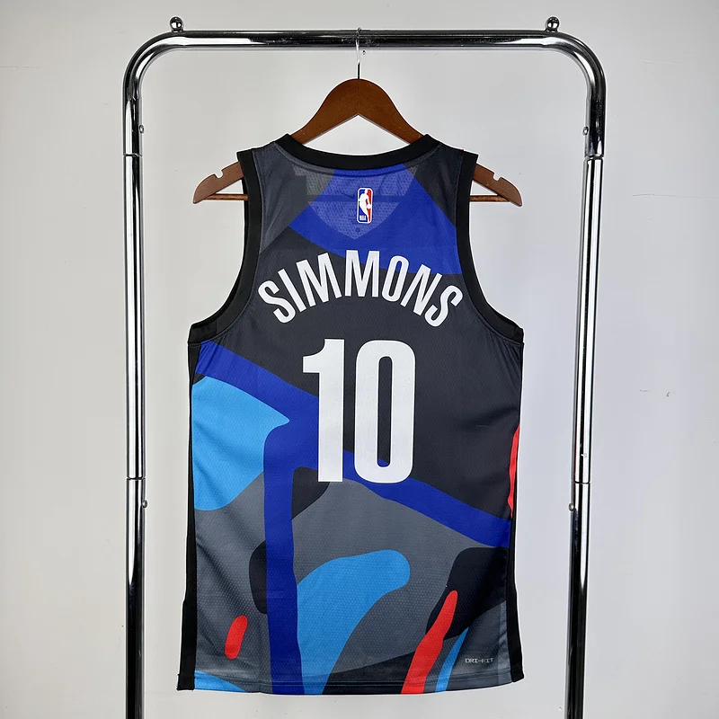 2024 Season Brooklyn Nets Basketball jersey city version #10 SIMMONS