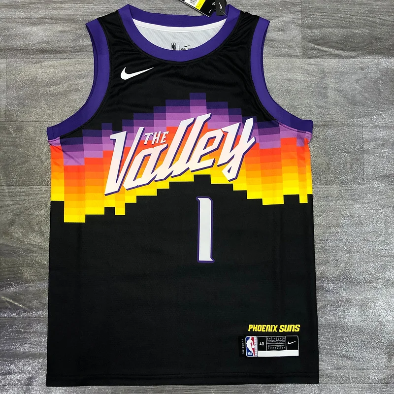 2021 Season NBA Phoenix Suns Basketball jersey city version #1 BOOKER