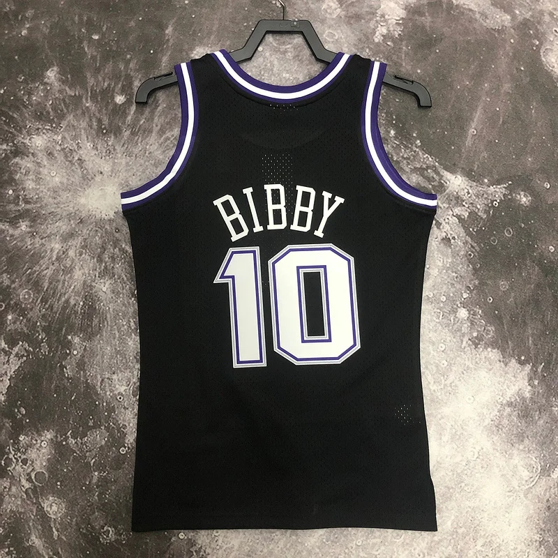 Mitchell Ness Hot Print Retro Sacramento Kings Basketball Jersey 2001 #10 BIBBY