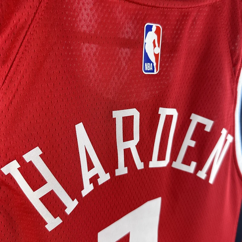 2025 Season    NBA Los Angeles Clippers Basketball jersey    trapeze  limited   Red  #1    HARDEN