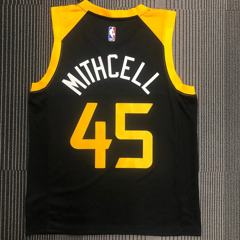 2021 Utah Jazz Basketball Jersey city version 球衣 #45 MITCHELL