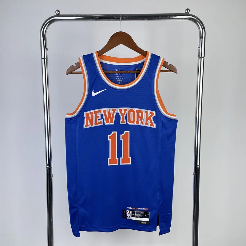 2023 New York Knicks Basketball Jersey Aawy Blue #11 BRUNSON