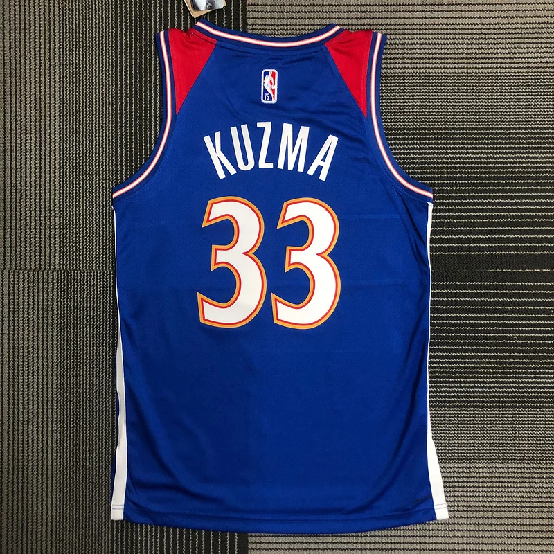 2022 Washington Wizards Basketball Jersey city version #33 KUZMA