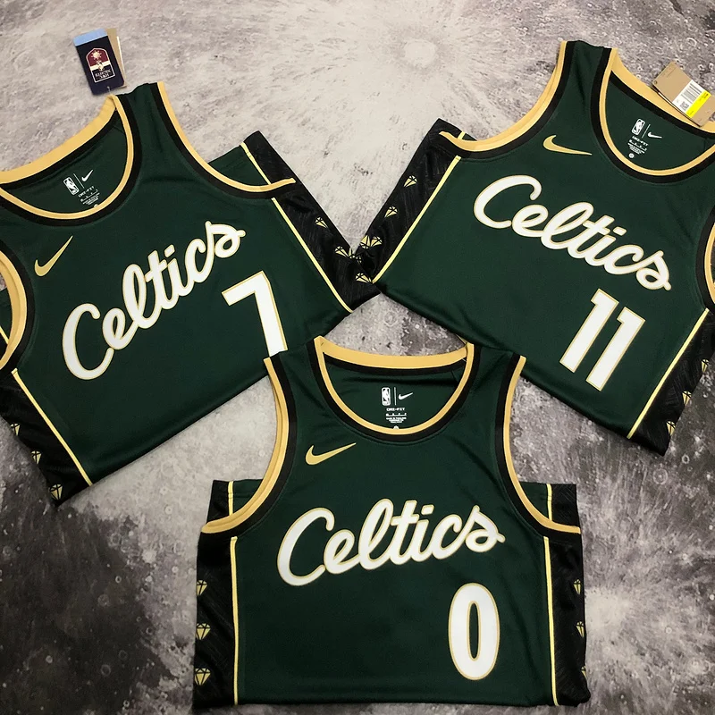 2023 Season NBA Boston Celtics Basketball Jersey city version #11 IRVING