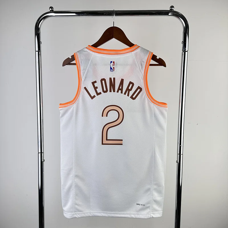 2024 San Antonio Spurs Basketball Jersey city version #2 LEONARD