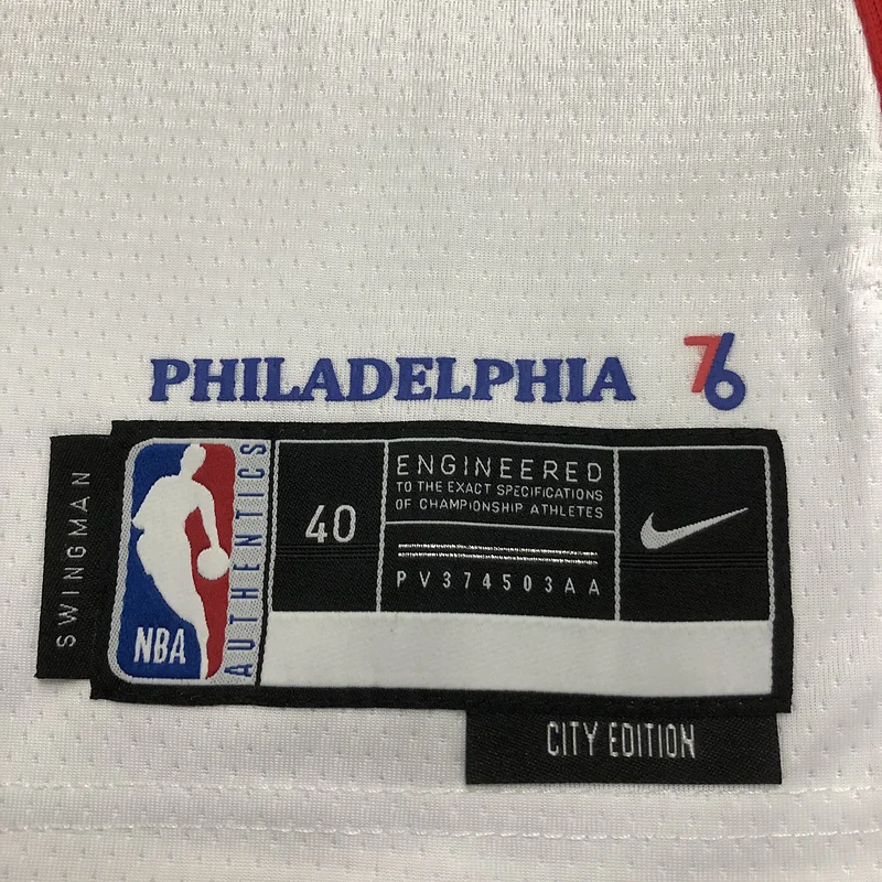 2023 Season NBA Philadelphia 76ers Basketball Jersey city version #0 MAXEY