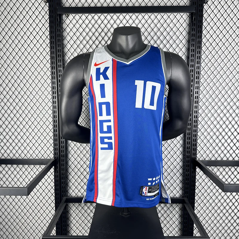 2024 Sacramento Kings Basketball Jersey city version #10 SABONIS