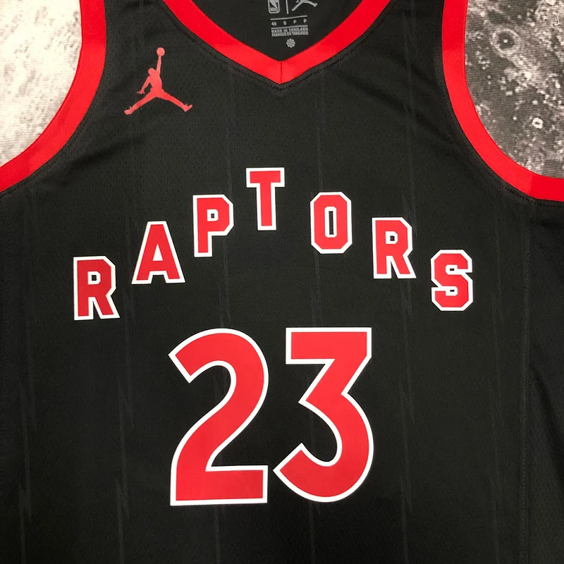 2023 NBA Toronto Raptors Basketball Jersey trapeze limited #23 VANVLEET