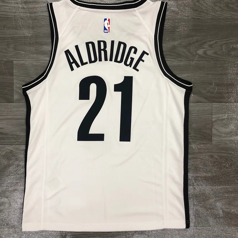 Brooklyn Nets Basketball jersey White #21 CLOWNEY