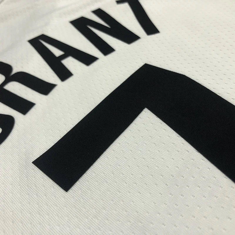 75th anniversary Brooklyn Nets Basketball jersey White #7 DURANT