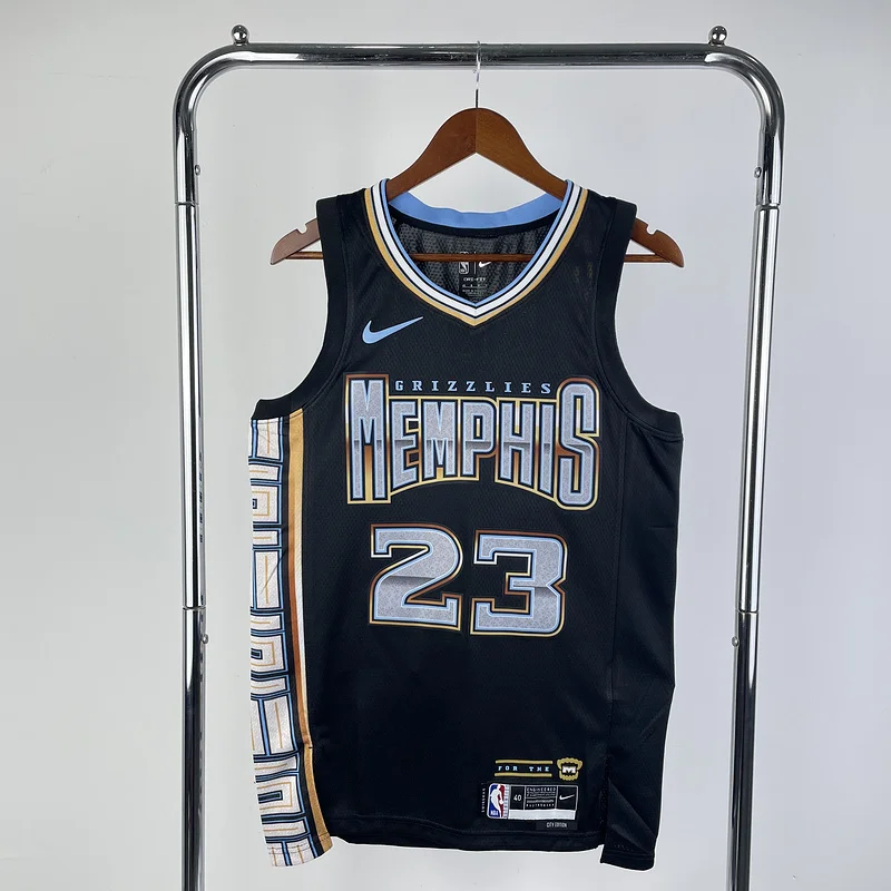 2023 Season NBA Memphis Grizzlies Basketball Jersey city version #23 ROSE