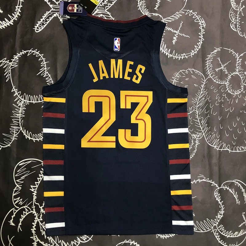 Cleveland Cavaliers Basketball Jersey stripe #23 JAMES