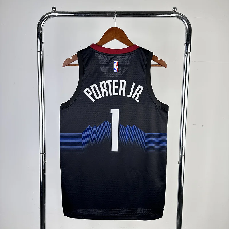 2024 Season NBA Denver Nuggets Basketball jersey city version #1 PORTER JR