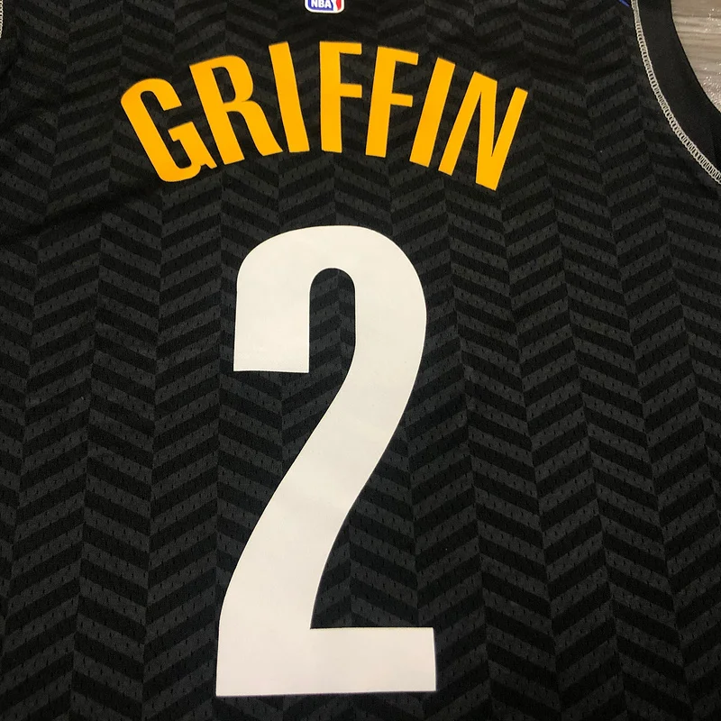 2021 Season Brooklyn Nets Basketball jersey city version graffiti style #2 GRIFFIN