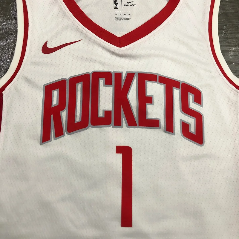 2021 Houston Rockets Basketball Jersey White #1 McGRADY