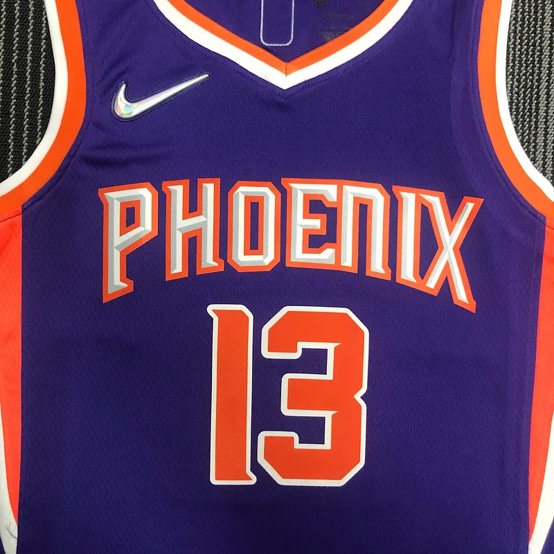 75th anniversary NBA Phoenix Suns Basketball jersey Purple #13 NASH