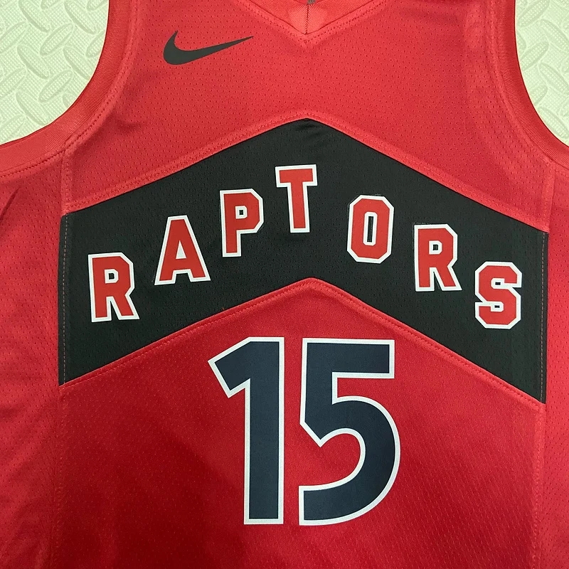 2023 NBA Toronto Raptors Basketball Jersey Aawy #15 CARTER