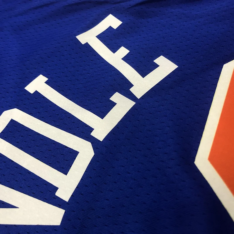 New York Knicks Basketball Jersey Blue #30 RANDLE