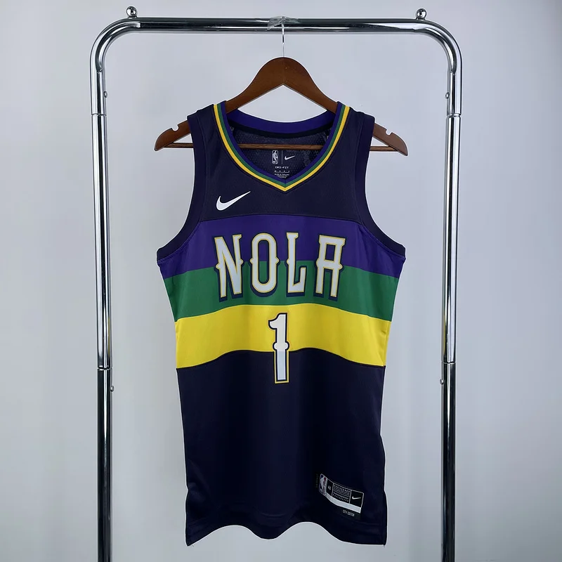 2023 New Orleans Pelicans Basketball jersey  city version  #1  WILLIAMSON