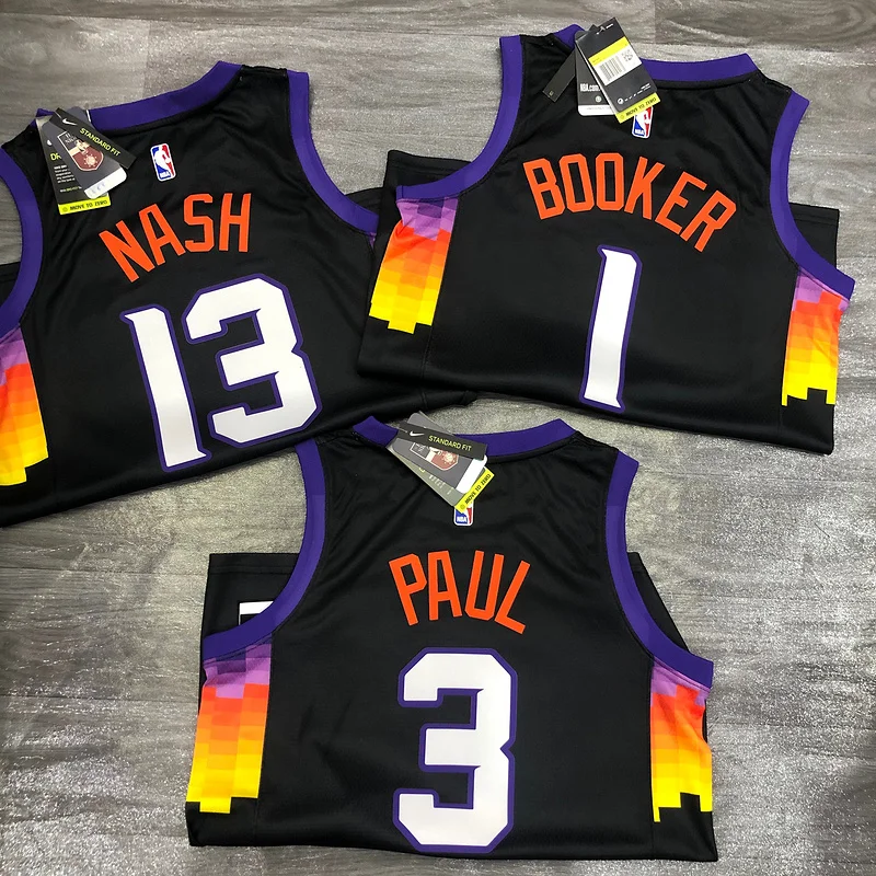 2021 Season NBA Phoenix Suns Basketball jersey city version #13 NASH