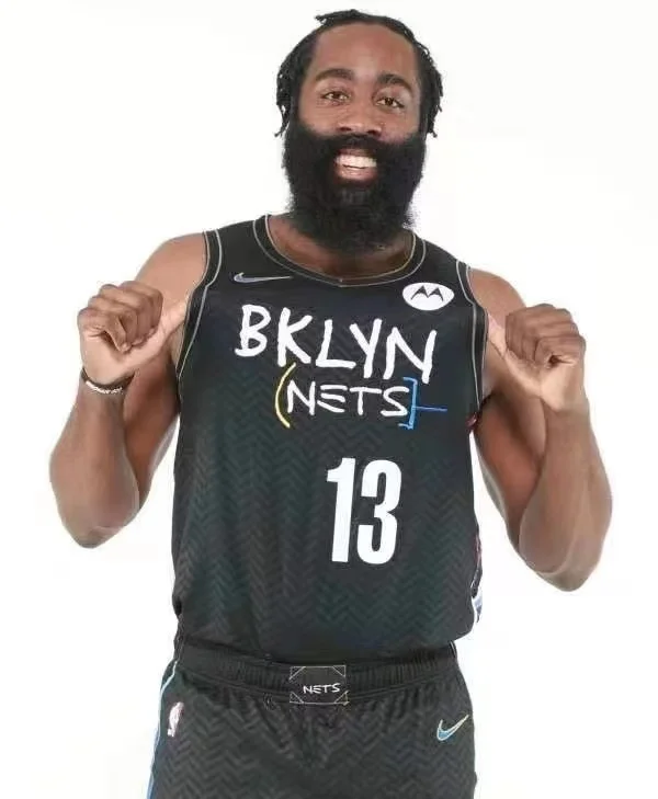 2021 Season Brooklyn Nets Basketball jersey city version graffiti style #13 HARDEN