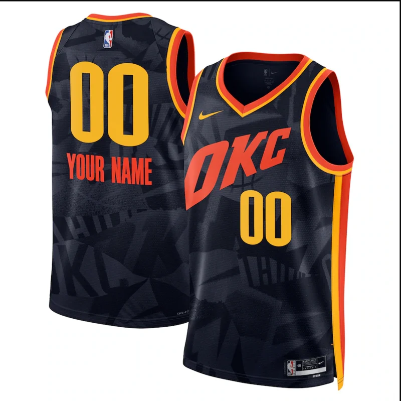 2024 NBA Oklahoma City Thunder Basketball Jersey city version #13 GEORGE