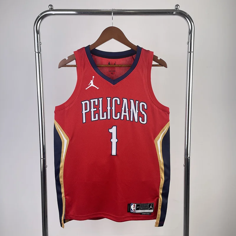 2023 New Orleans Pelicans Basketball jersey   trapeze  limited #1  WILLIAMSON