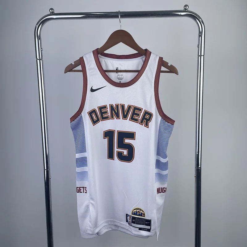 2023 Season NBA Denver Nuggets Basketball jersey city version #15 JOKIC