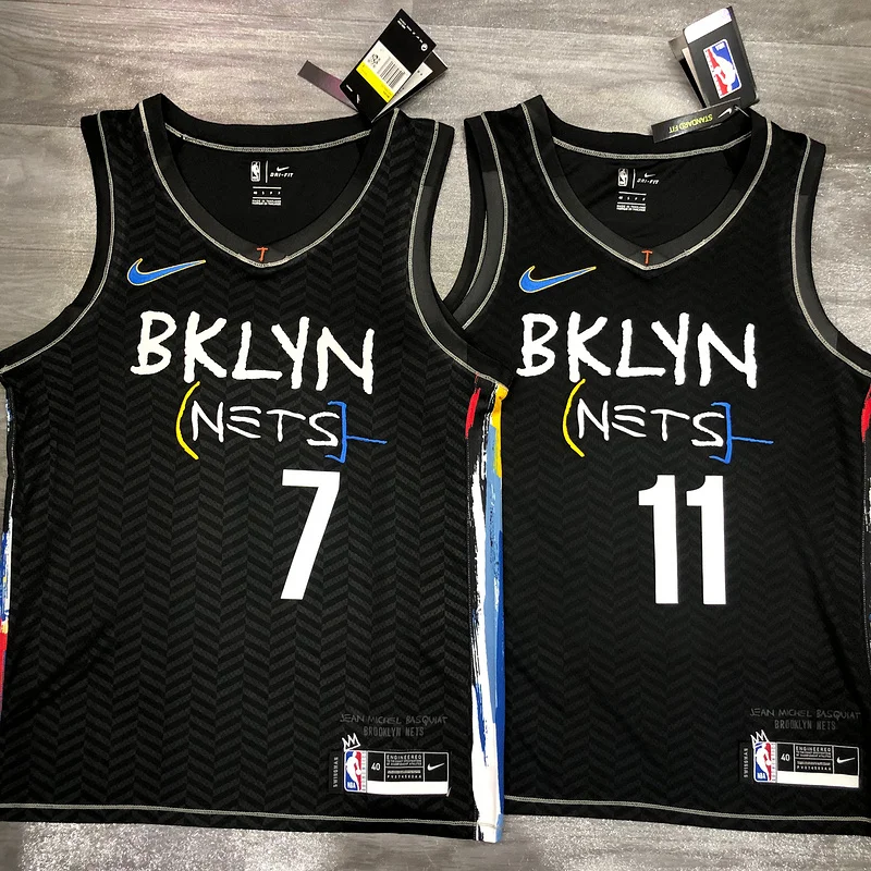 2021 Season Brooklyn Nets Basketball jersey city version Graffiti model #11 IRVING