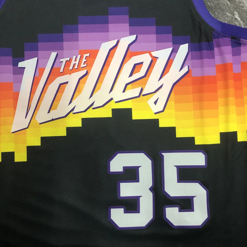 2021 Season NBA Phoenix Suns Basketball jersey city version #35 DURANT