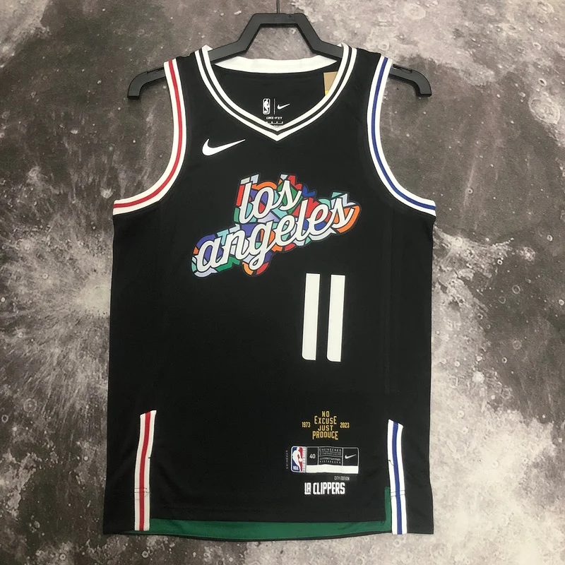 2023 Season   NBA Los Angeles Clippers Basketball jersey   city version  #11   WALL