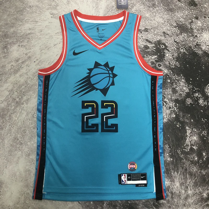 2023 Season NBA Phoenix Suns Basketball jersey city version #22 AYTON