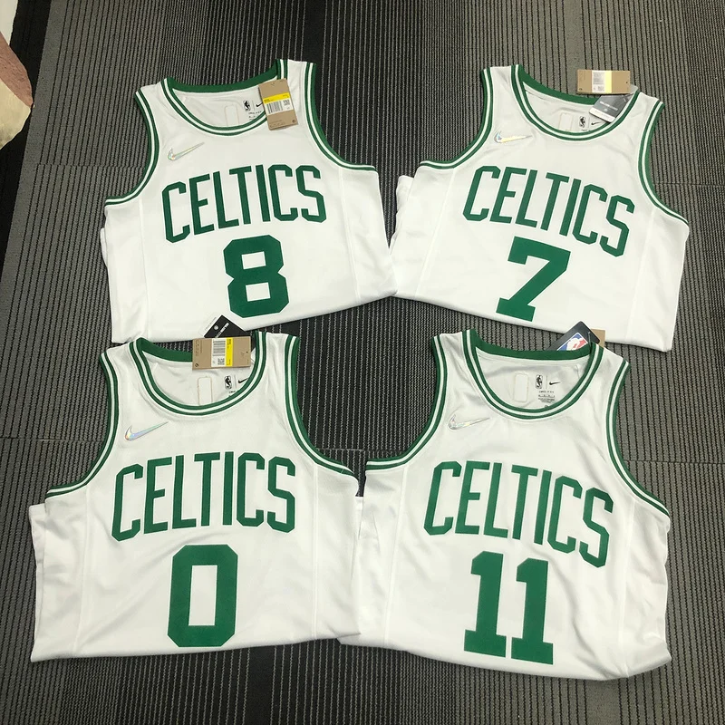 75th anniversary NBA Boston Celtics Basketball Jersey White #8 WALKER