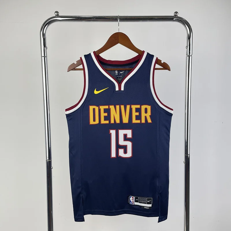 2023 Season NBA Denver Nuggets Basketball jersey Blue #15 JOKIC