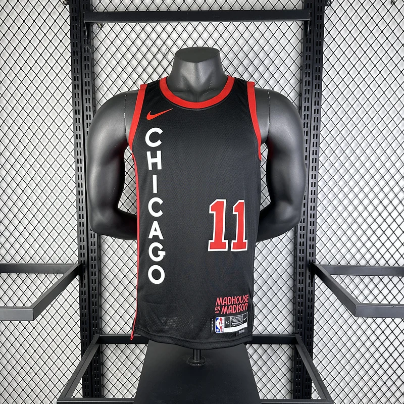 2024 Season NBA Chicago Bulls Basketball jersey City version