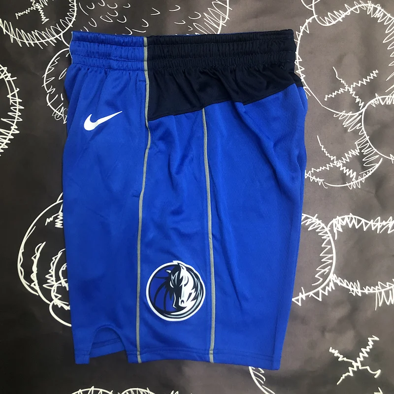 NBA Dallas Mavericks basketball Blue Shorts