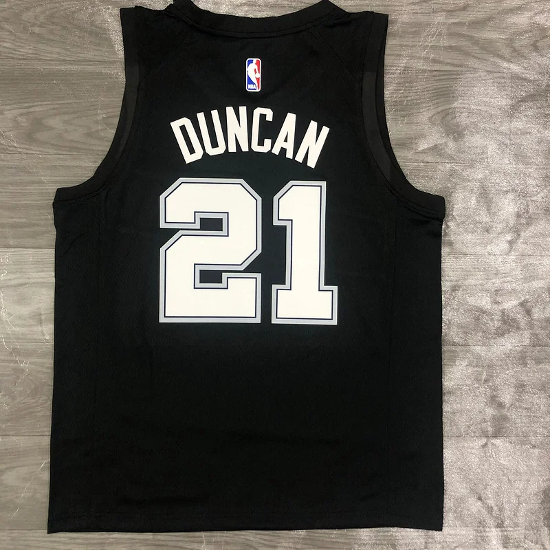 2021 San Antonio Spurs Basketball Jersey city version #21 DUNCAN