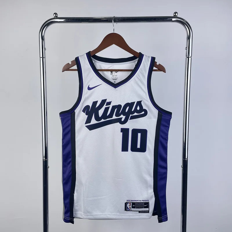 2024 Sacramento Kings Basketball Jersey Home White #10 SABONIS