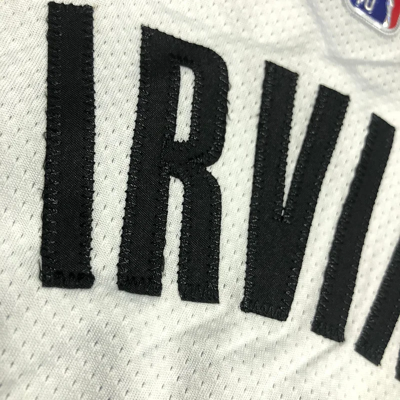 AU Player Version Brooklyn Nets Basketball jersey White #11 IRVING