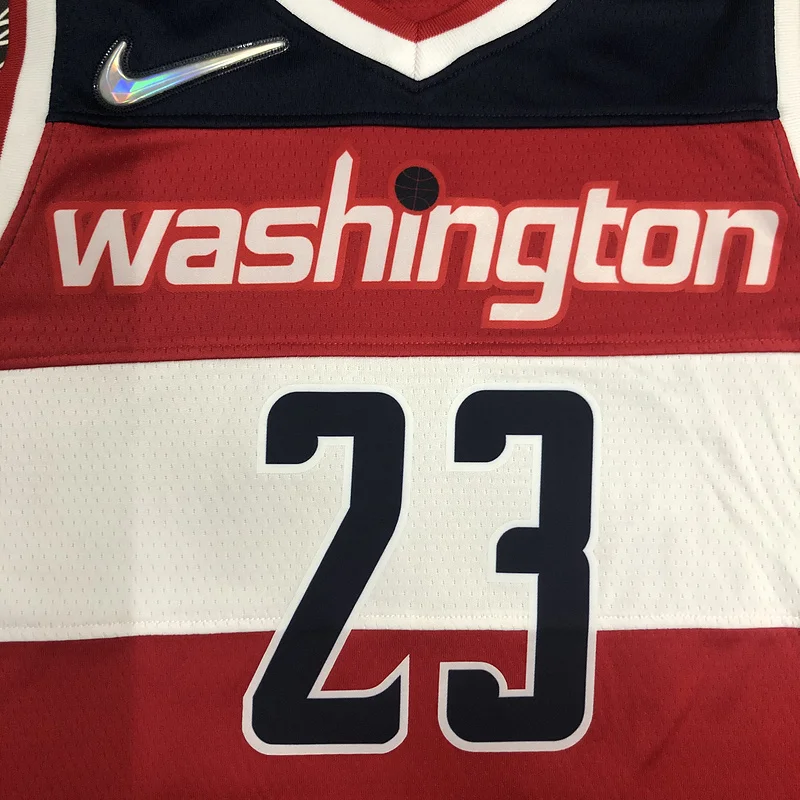 75th anniversary Washington Wizards Basketball Jersey Red #23 JORDAN