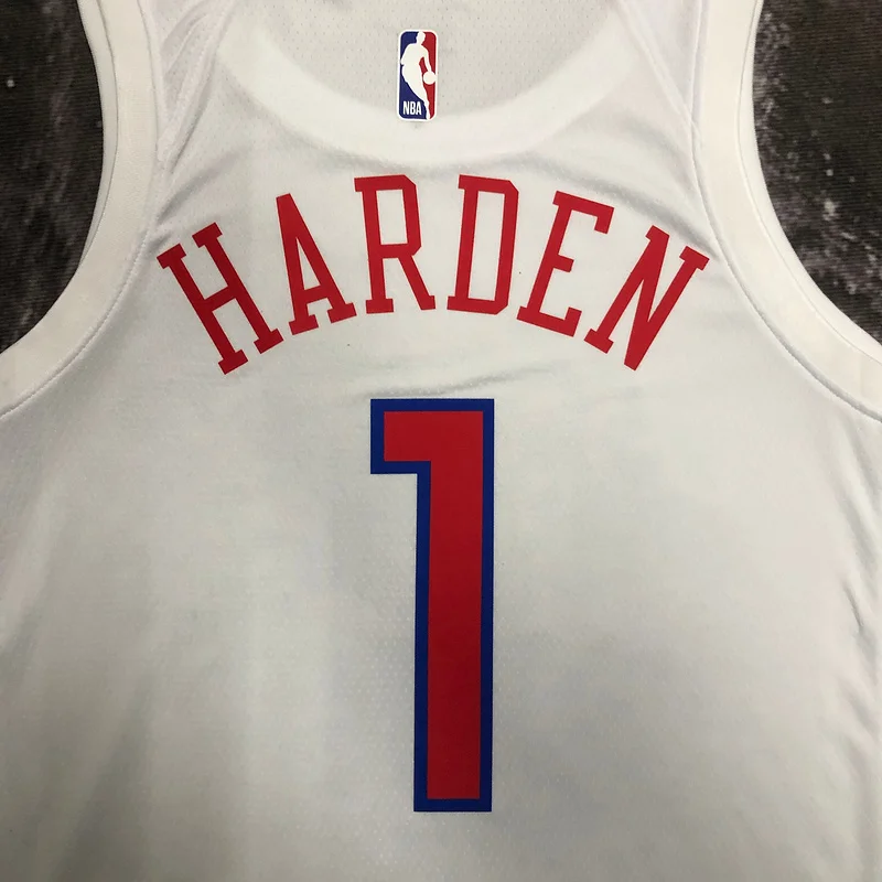 2023 Season NBA Philadelphia 76ers Basketball Jersey city version #1 HARDEN