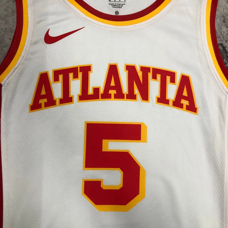 NBA Atlanta Hawks Basketball Jersey White #5  MURRAY